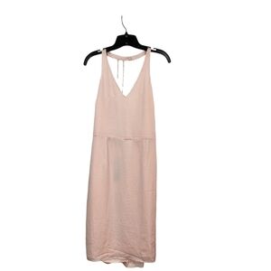 Bebe Women's Halter Neck Backless Rhinestone Chain Straps Mini Dress - 12